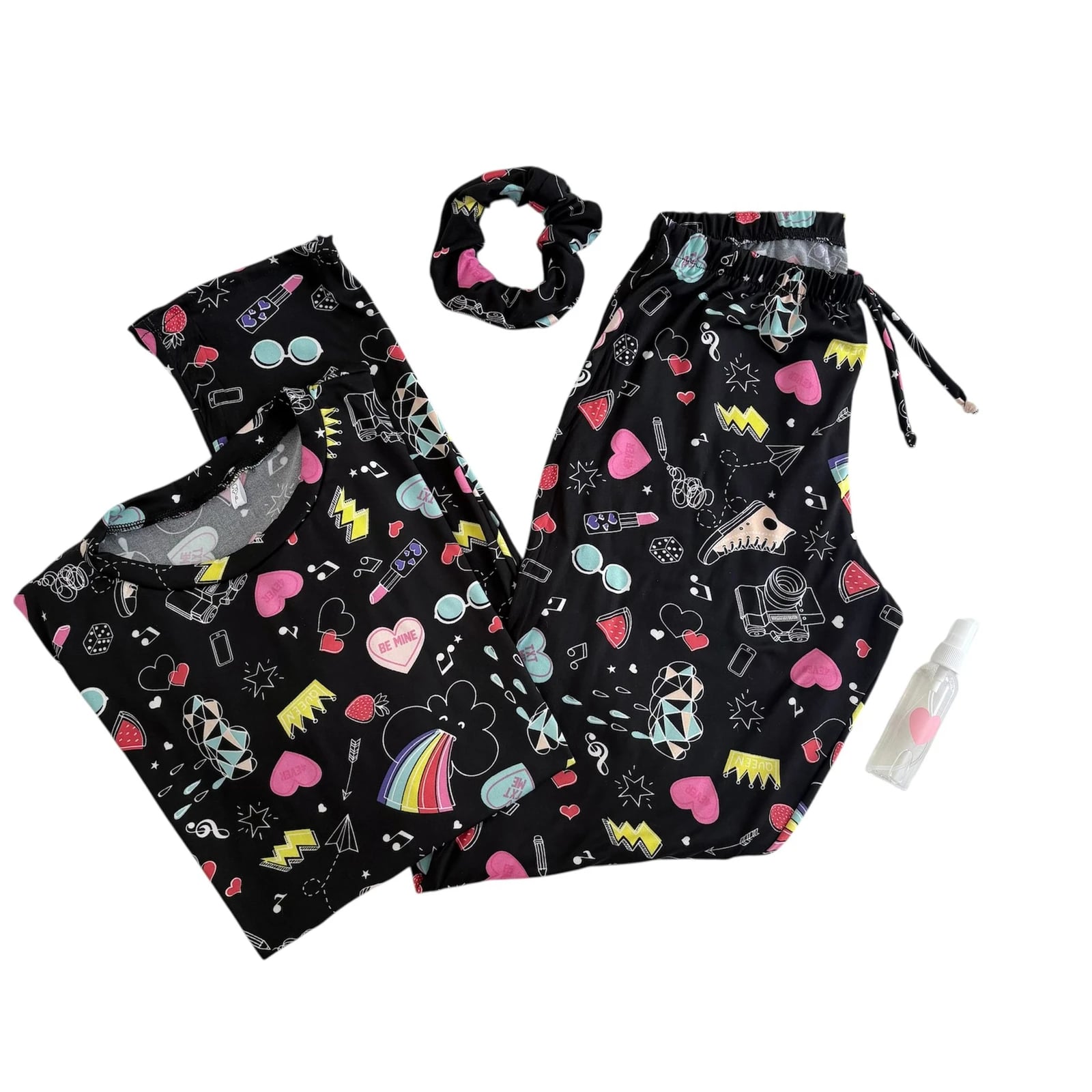 Pijama RAINBOW Pantalón + Reme Manga Corta