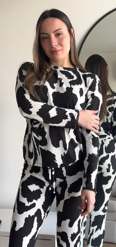 Pijama VAQUITA MORLEY - Pantalón + Reme + Short