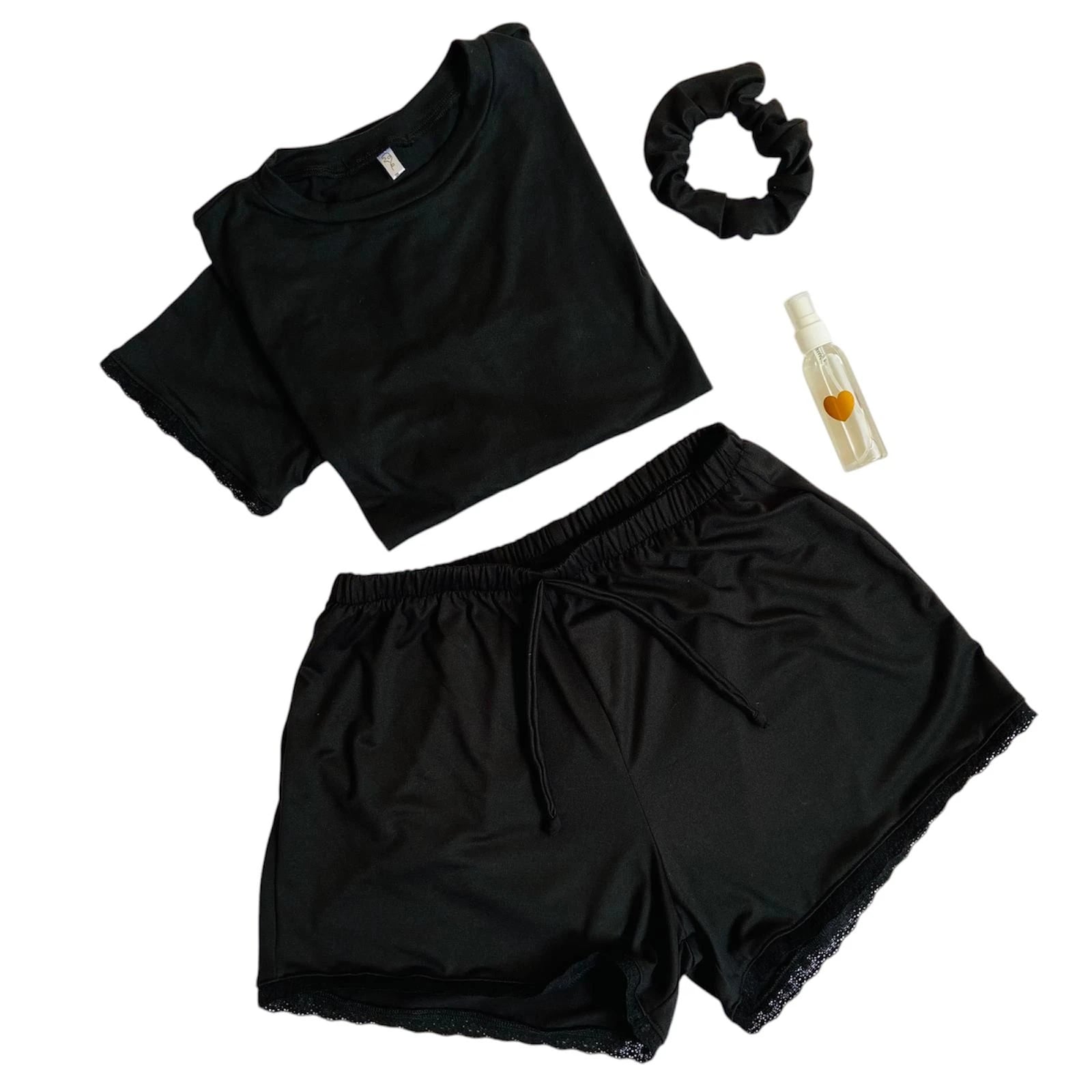 Pijama TOTAL BLACK Short + Reme